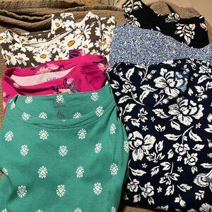 6--Croft & Barrow XXL 3/4 Sleeve Knit Pullover Tops Bundle